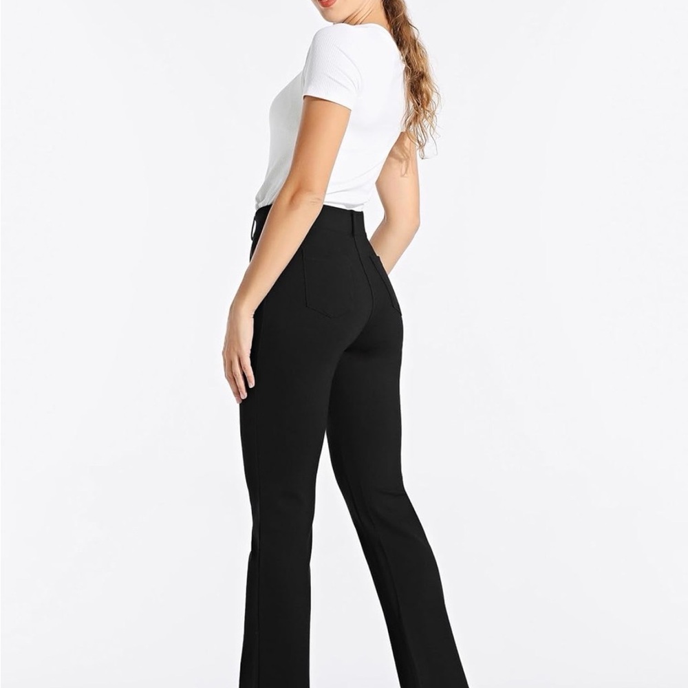 Black Women's Yoga Bootcut Pants